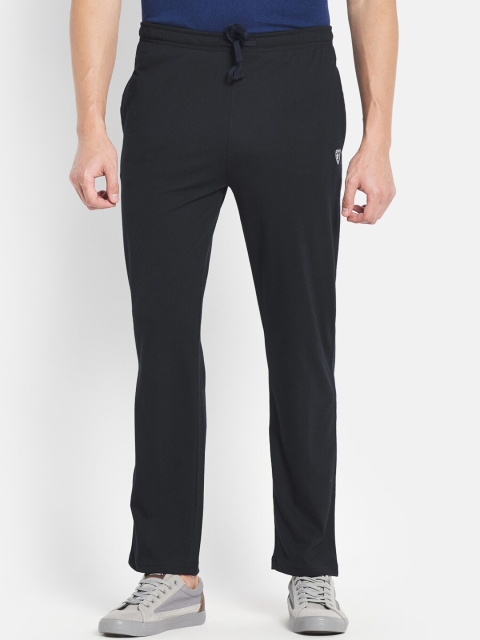 

Octave Men Navy Blue Solid Cotton Track Pant