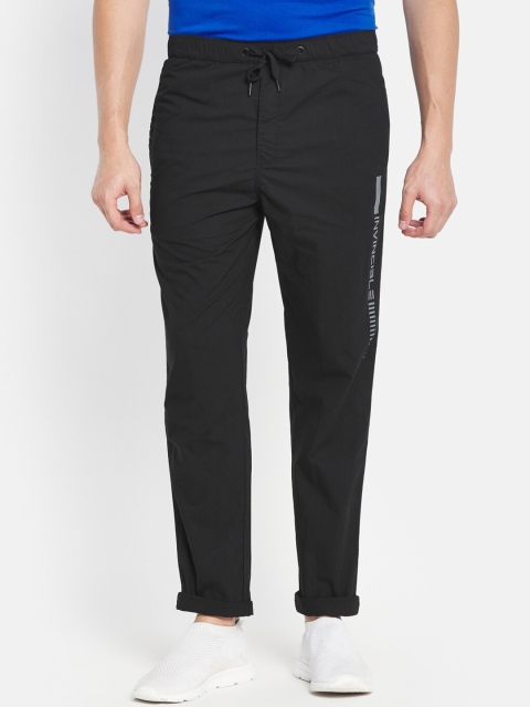 

Octave Men Black Solid Cotton Track Pants