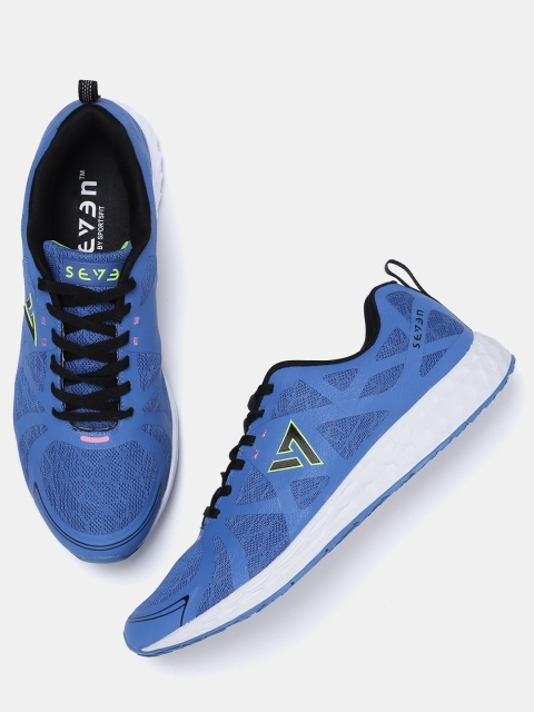 

SEVEN by MS Dhoni Men Blue Triton Running Shoes