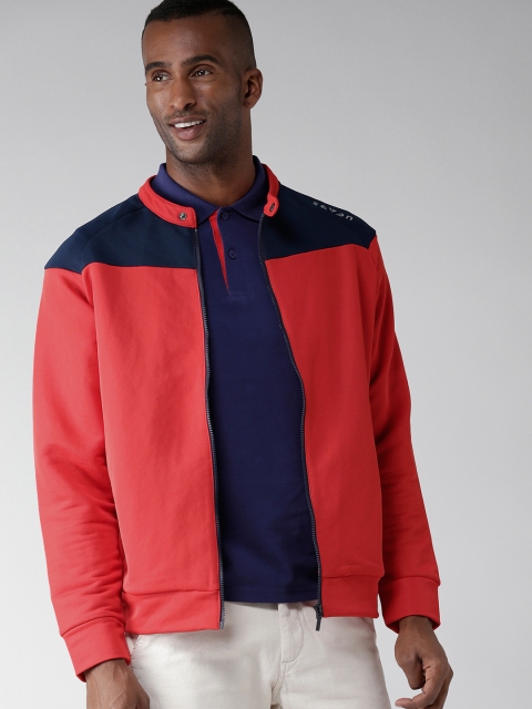 

SEVEN by MS Dhoni Red & Navy Sporty Jacket