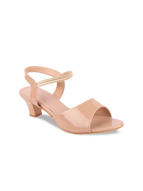 

THE WHITE POLE Beige Party Kitten Heels