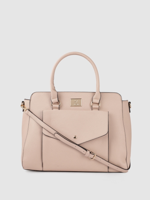 

Allen Solly Women Nude-Coloured Solid Laptop Bag