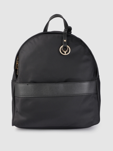 

Allen Solly Women Black Solid Backpack
