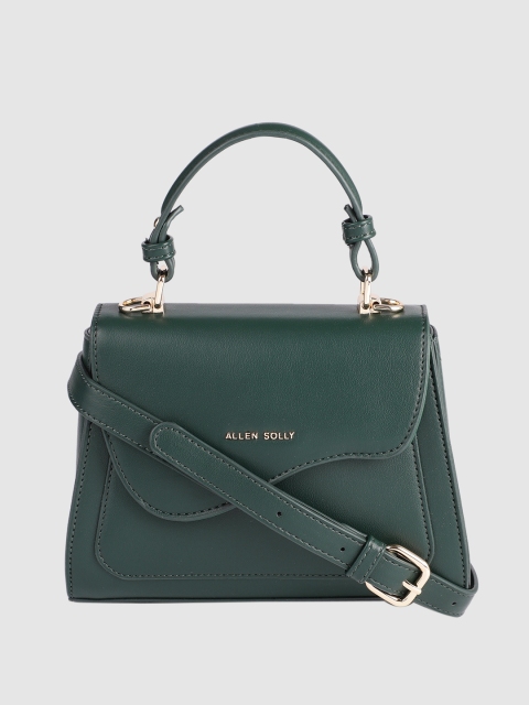 

Allen Solly Women Green Solid Satchel