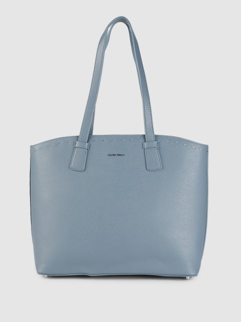 

Allen Solly Blue PU Structured Shoulder Bag