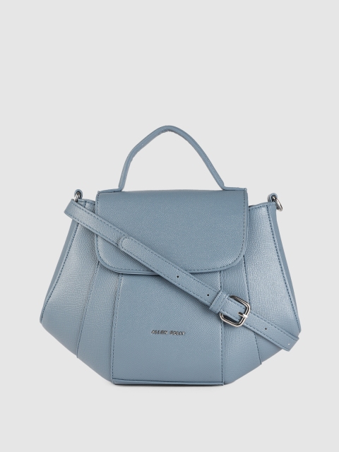

Allen Solly Blue PU Structured Sling Bag