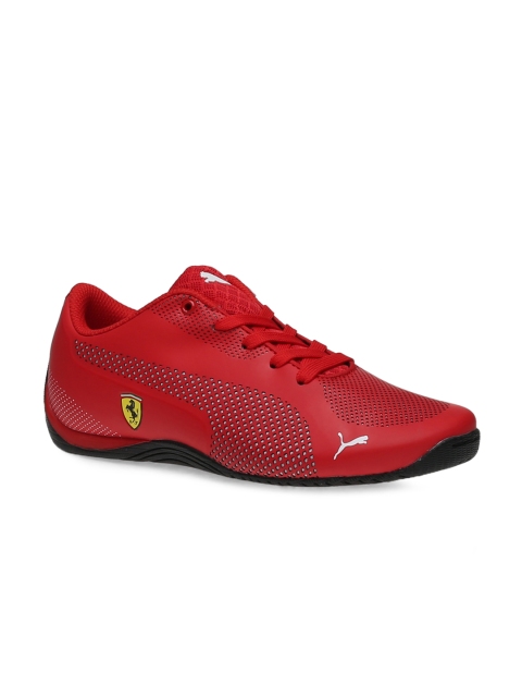 

Puma Unisex Red Solid Regular SF Drift Cat 5 Ultra Jr Sneakers