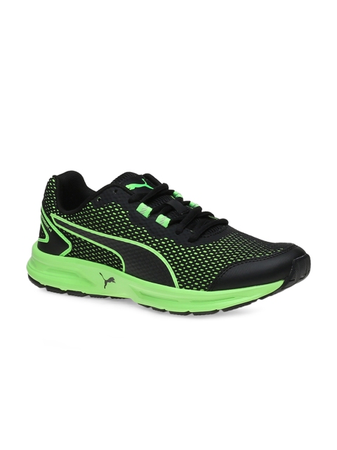 

Puma Unisex Black & Green Descendant v4 Jr Sneakers