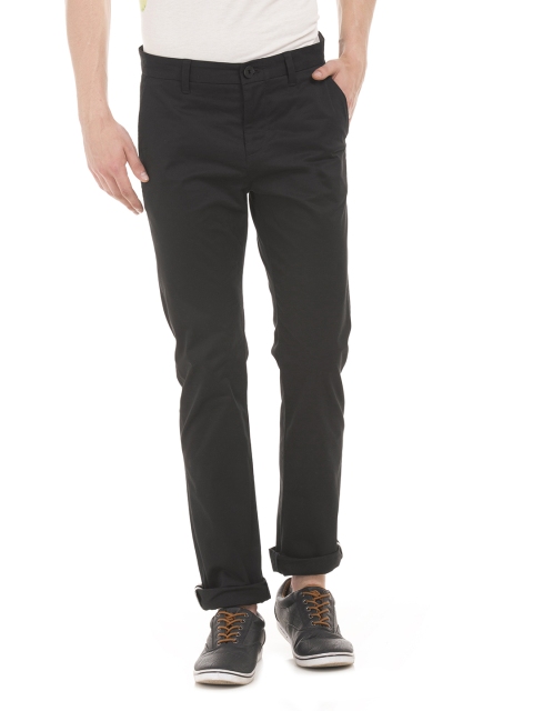 

Breakbounce Black Slim Fit Chino Trousers