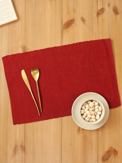 

House This Red Set of 2 Cotton Placemats