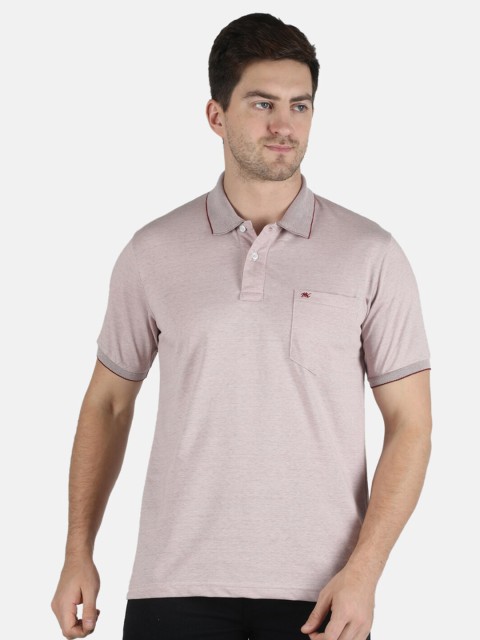 

Monte Carlo Men Maroon Polo Collar T-shirt