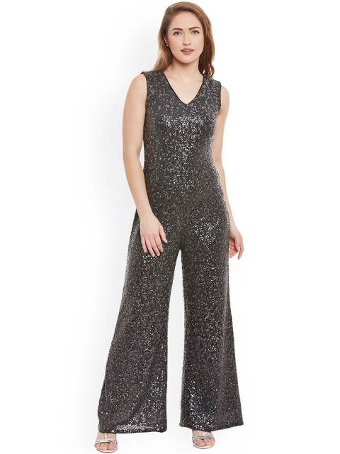 

Kazo Charcoal Grey Sequinned Jumpsuit
