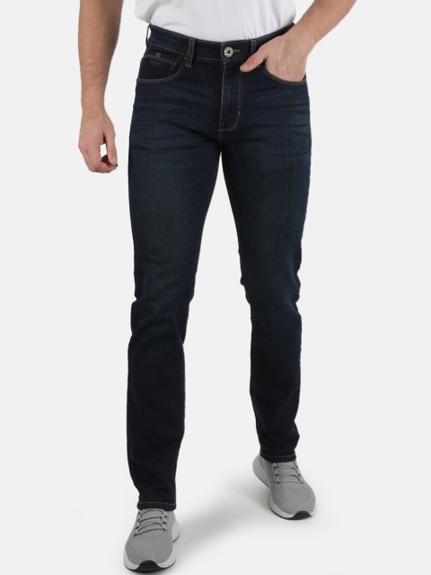 

Monte Carlo Men Green Narrow Slim Fit Light Fade Stretchable Jeans