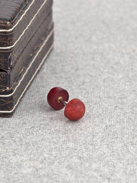 

Dare by Voylla Silver-Toned Double Sided Studs Earrings