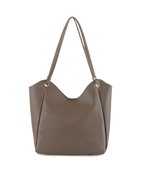 

Toteteca Beige Structured Shoulder Bag