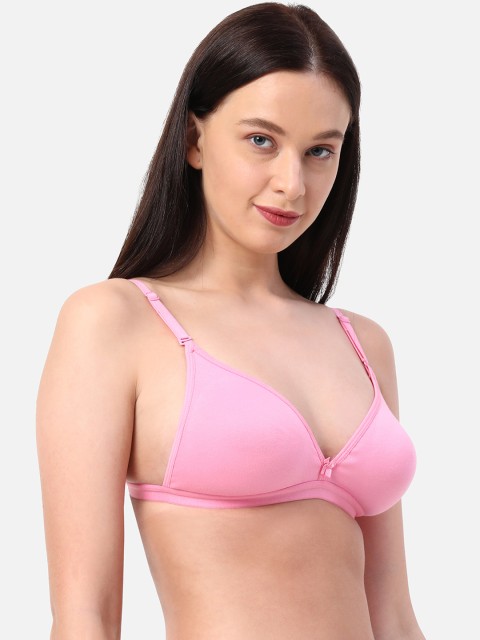 

Planetinner Women Pink Low Coverage Everyday Cotton Bra