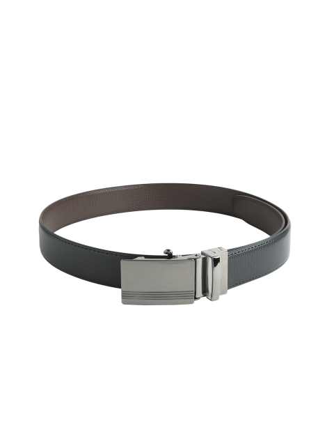 

CRUSSET Men Black & Brown Reversible PU Formal Belt