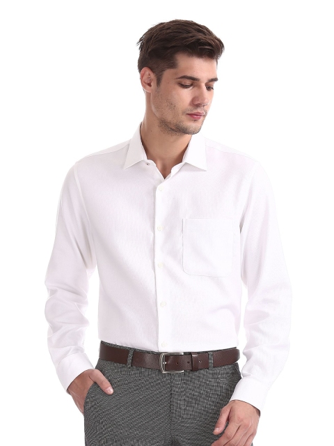 

AD By Arvind Men White Regular Fit Cotton Formal Shirt