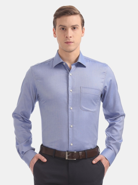 

AD By Arvind Men Blue Formal Shirt