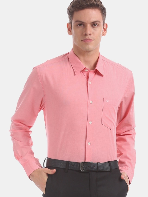

AD By Arvind Men Red Slim Fit Casual Shirt