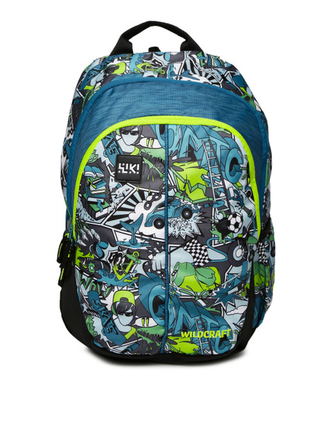 

Wildcraft Unisex Blue Printed Wiki 1 Streets 1 Backpack
