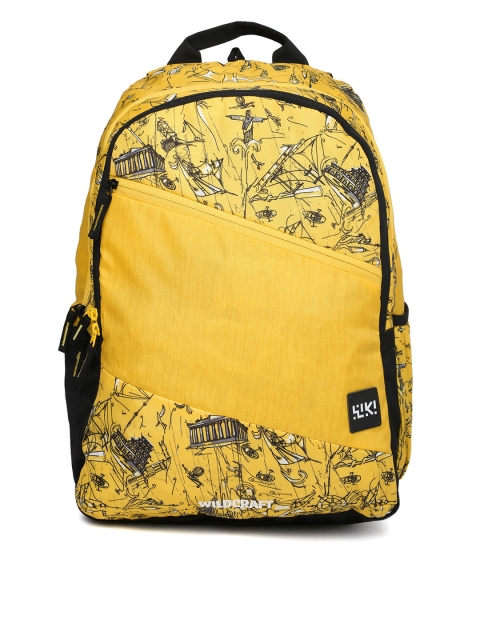 

Wildcraft Unisex Yellow Wiki 2 Doodle 1 Printed Backpack