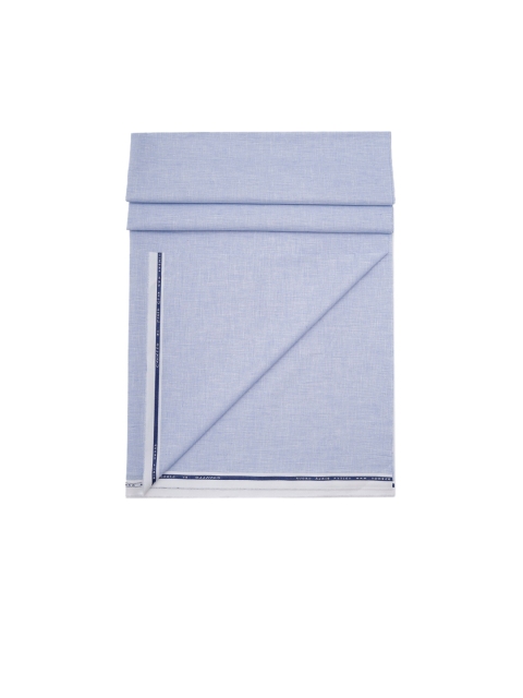

CAVALLO by Linen Club Men Blue Solid Shirt Clothing Fabric