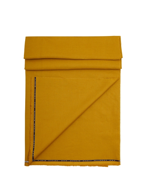

CAVALLO by Linen Club Men Brown Solid Cotton Linen Clothing Fabric