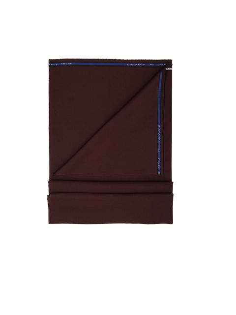 

CAVALLO by Linen Club Men Maroon Solid Cotton Shirt Clothing Fabric
