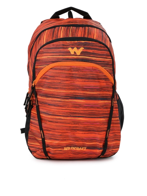 

Wildcraft Unisex Orange Printed WC 2 Backpack