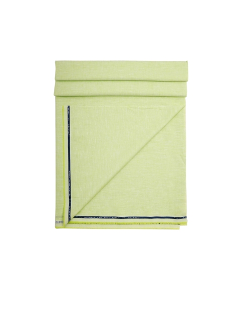 

CAVALLO by Linen Club Men Lime Green Solid Shirt Clothing Fabric