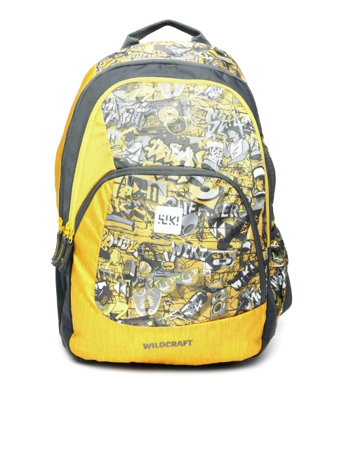 

Wildcraft Unisex Yellow & Grey Wiki 3 Punk 1 Printed Backpack