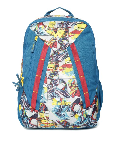 

Wildcraft Unisex Blue & Yellow 3 Jock 1 Printed Backpack