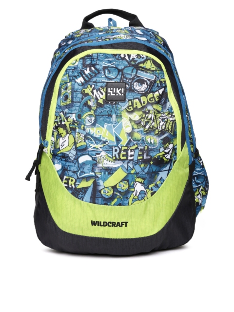 

Wildcraft Unisex Blue & Green Wiki 4 Punk 2 Printed Backpack