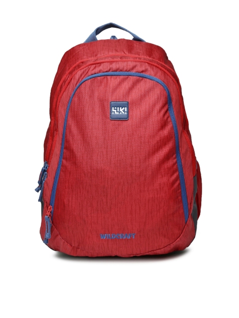 

Wildcraft Unisex Red & Grey Wiki 6 Hue 6 Printed Backpack