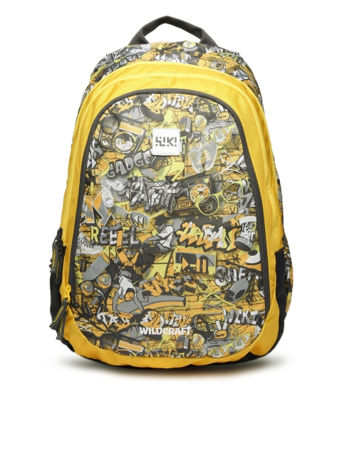 

Wildcraft Unisex Yellow & Grey Wiki 6 Punk 4 Printed Backpack