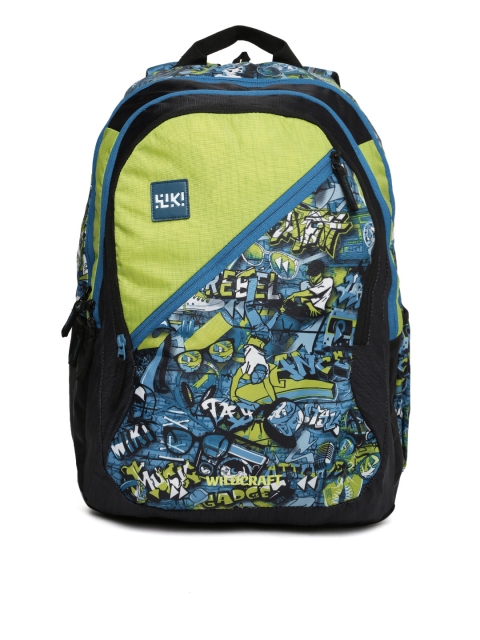 

Wildcraft Unisex Blue & Green Wiki 7 Punk 5 Printed Backpack