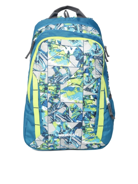 

Wildcraft Unisex Teal Blue & Green 7 Jock 4 Printed Backpack