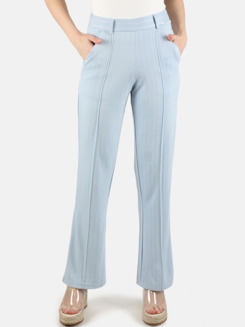 

Monte Carlo Women Blue Solid Track Pants