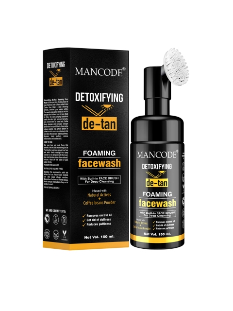 

MANCODE Men Black Set of 2 Acne Control Tea Tree And De Tan Foaming Face wash 300 ml