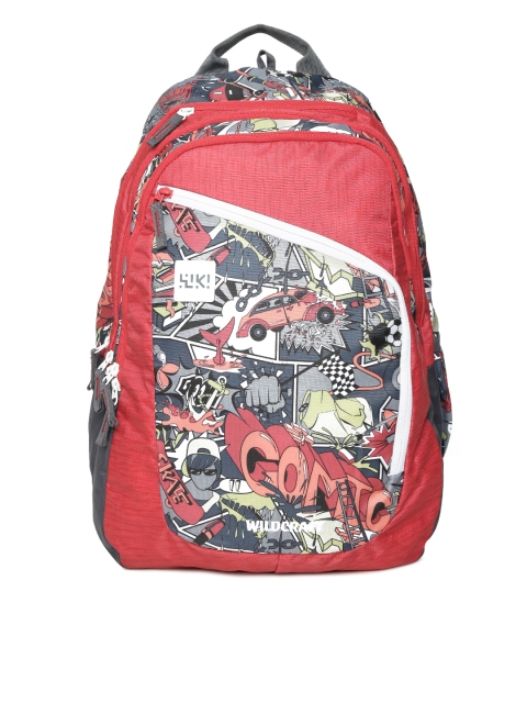 

Wildcraft Unisex Red & Grey Wiki 8 Streets 5 Printed Backpack