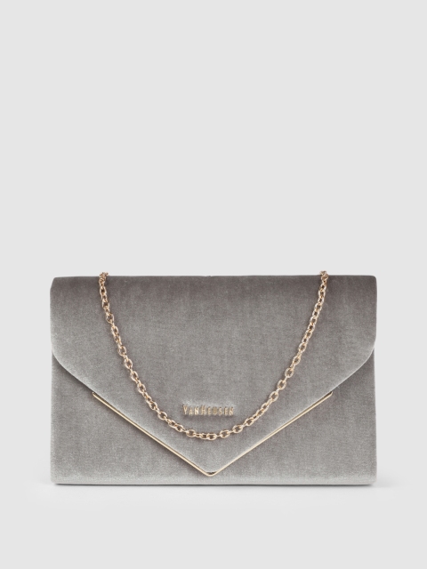 

Van Heusen Grey Envelope Clutch