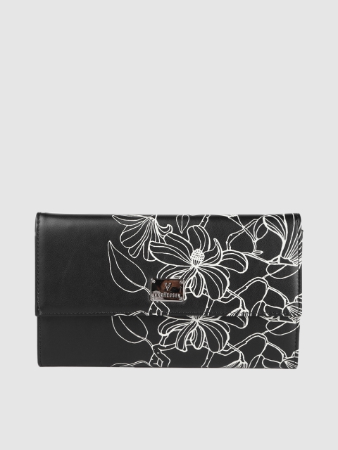 

Van Heusen Women Black Printed Three Fold Wallet