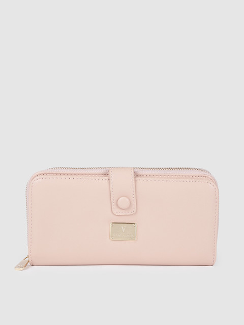 

Van Heusen Women Pink Solid Two Fold Wallet