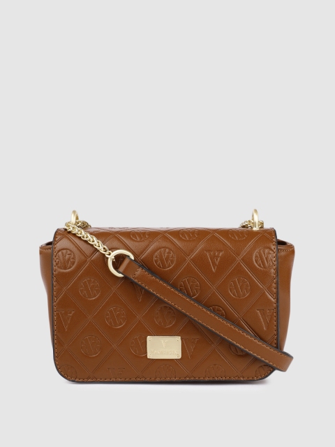 

Van Heusen Tan Brown Textured Sling Bag
