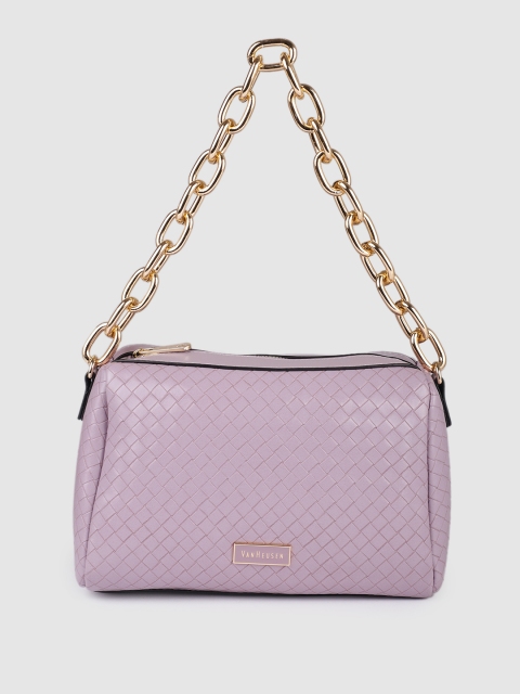 

Van Heusen Lavender Woven Design Shoulder Bag