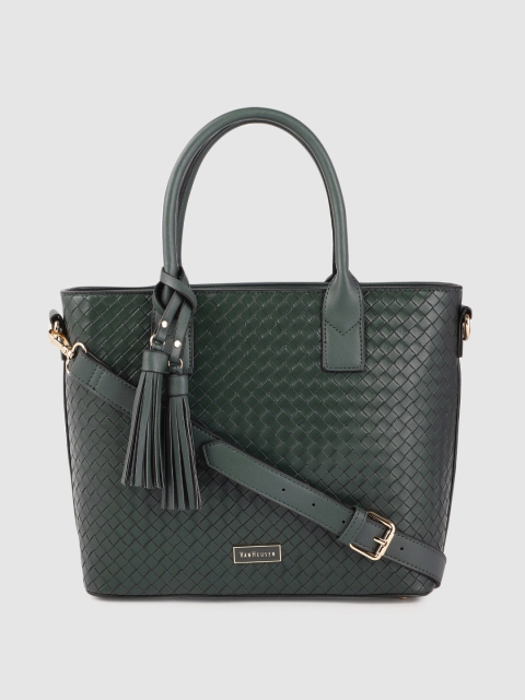 

Van Heusen Green Woven Design Shoulder Bag