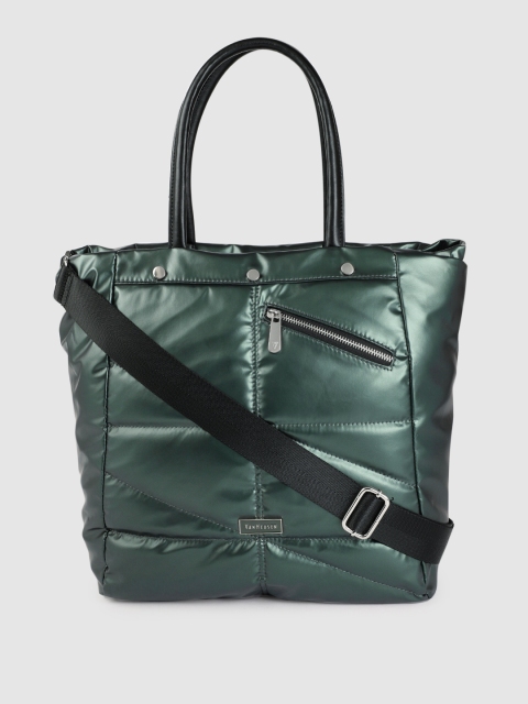 

Van Heusen Green Solid Shoulder Bag