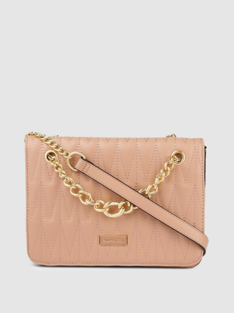 

Van Heusen Pink Textured Sling Bag