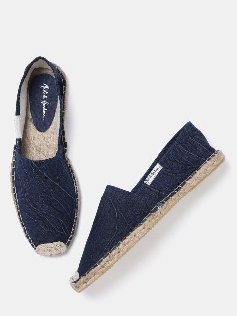 

Mast & Harbour Men Navy Denim Espadrilles, Navy blue